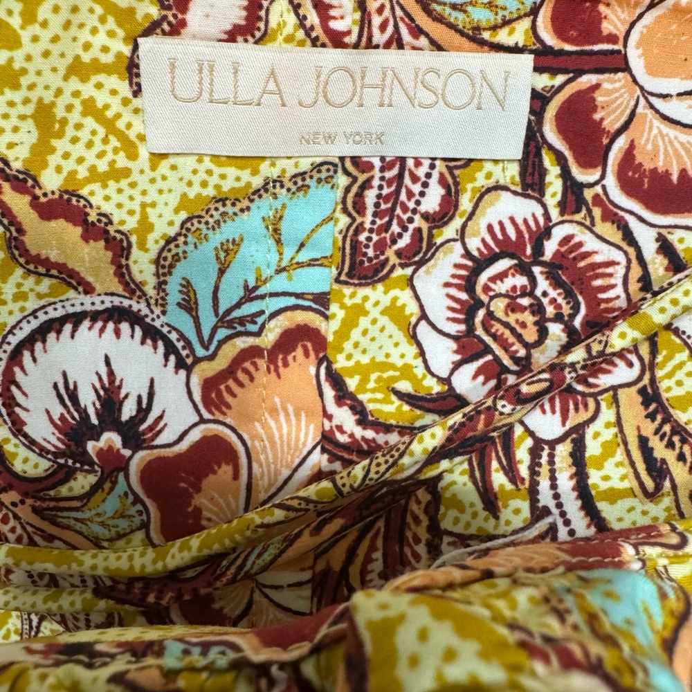 Ulla Johnson Lila Off the shoulder Multicolor Floral Patterned Dress - Picture 5 of 15